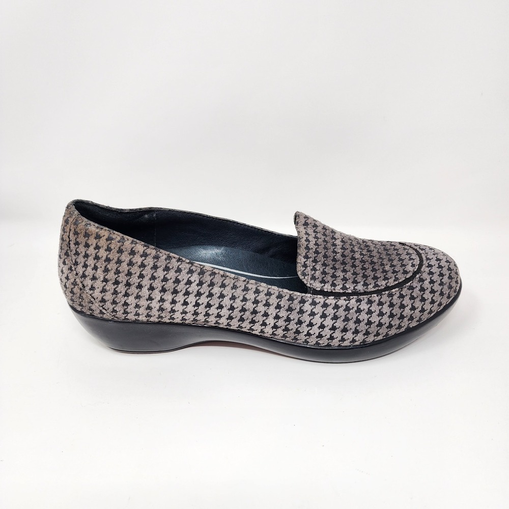 Dansko Debra Houndstooth Loafers Women's 10.5 Leather